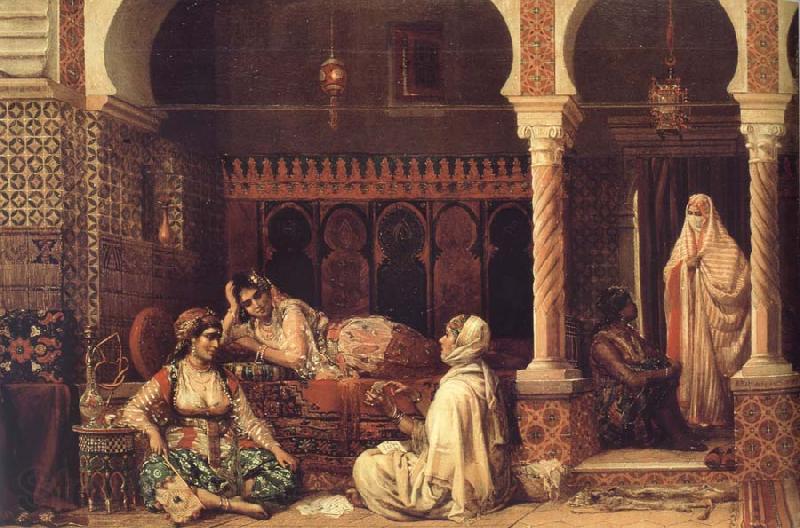 Jean-Baptiste Huysmans The Fortuneteller Spain oil painting art